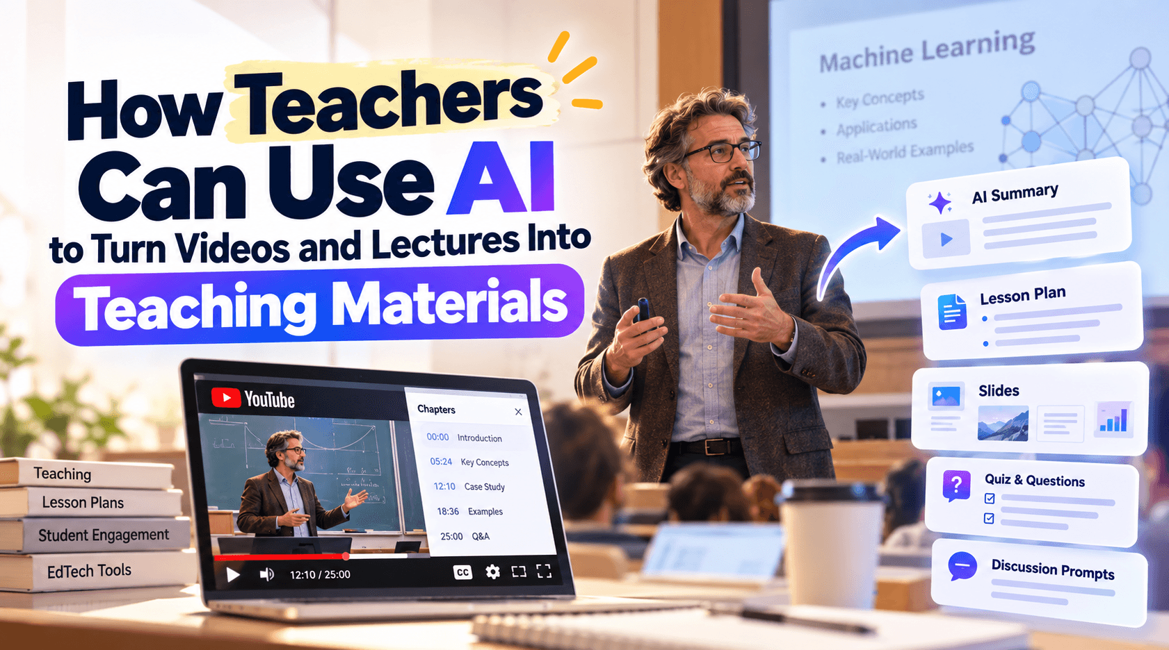 How Teachers Can Use AI to Turn Videos and Lectures Into Teaching Materials