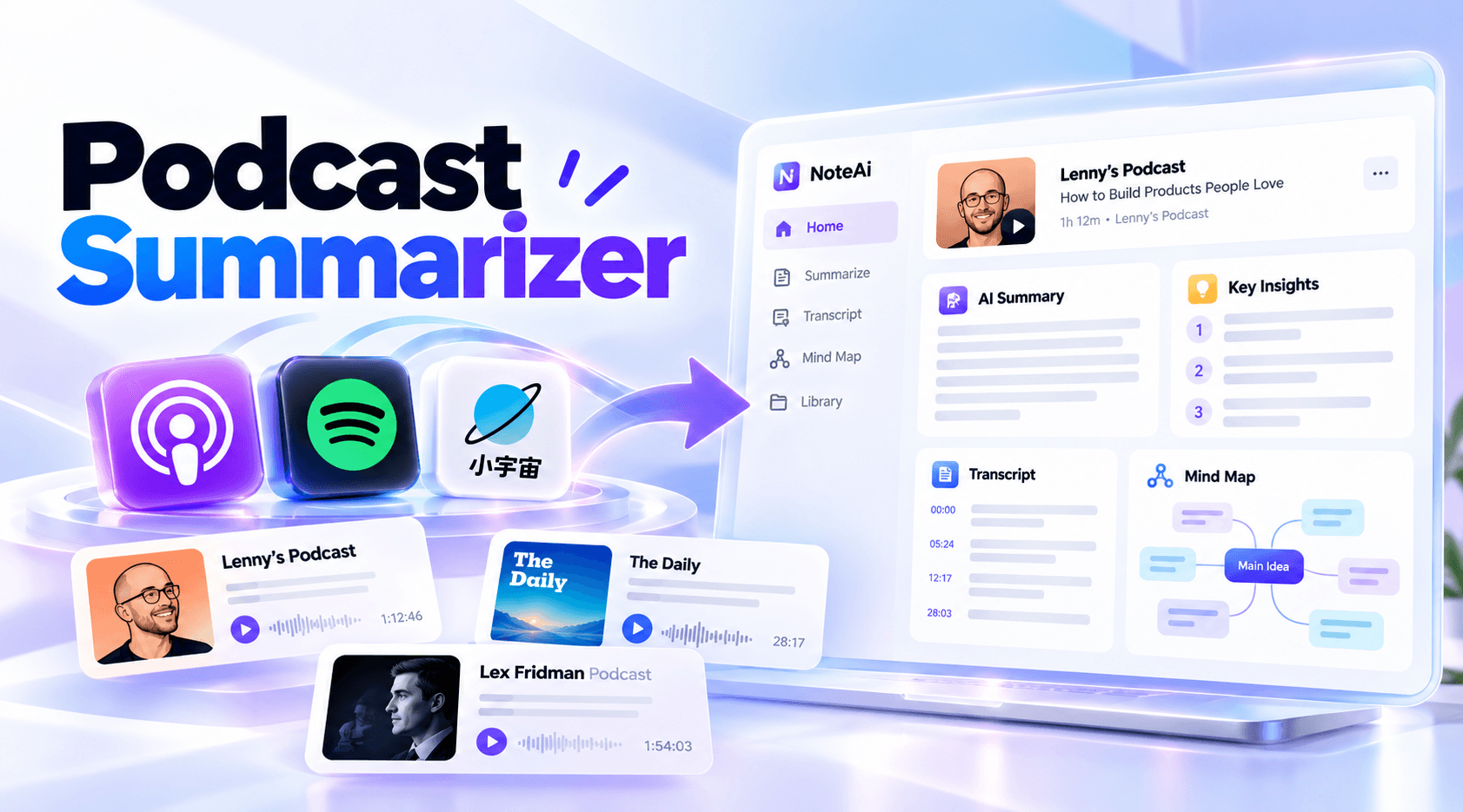 How to Summarize a Podcast with AI in 2026 (4-Step Guide)